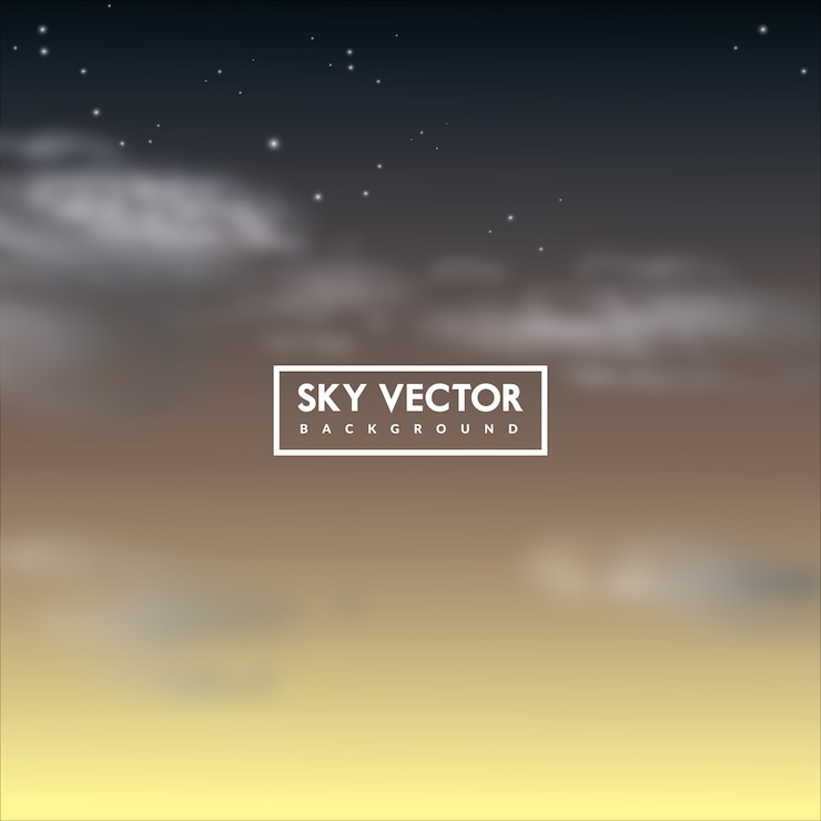 Vetor grátis fundo do céu do por do sol