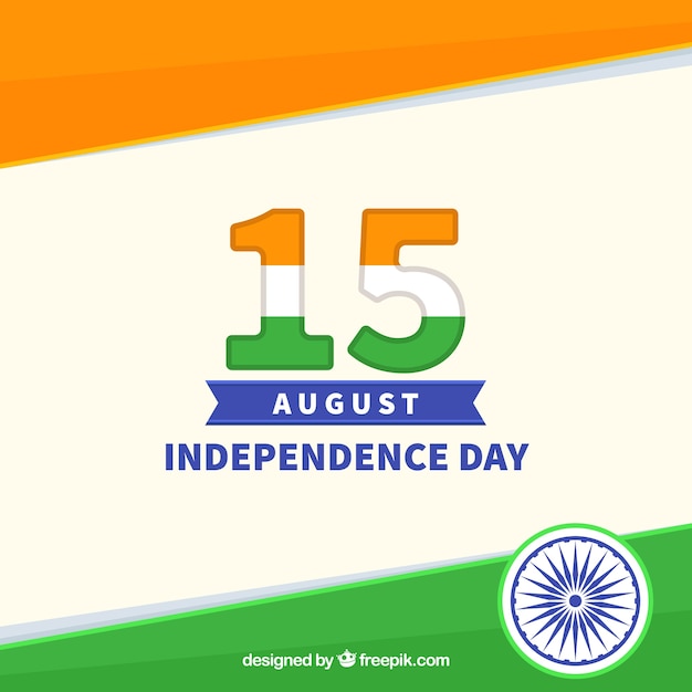 Fundo do dia da independência indiana