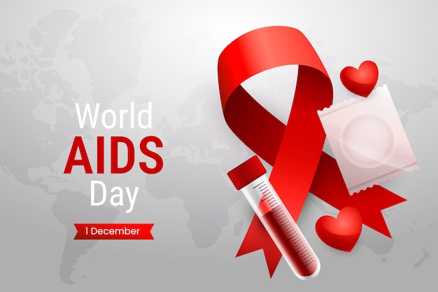 Fundo do dia mundial da aids