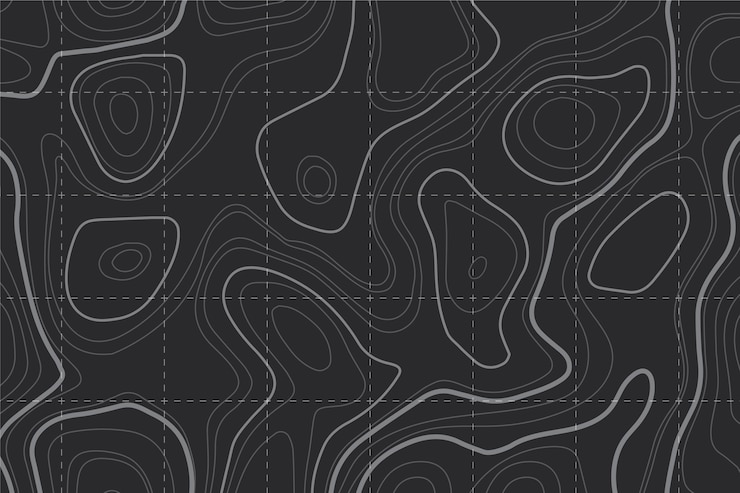 Vetor grátis fundo do mapa topográfico
