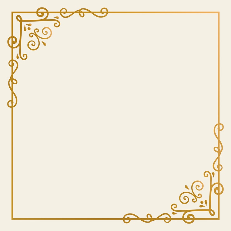 Vetor grátis fundo do quadro de ouro