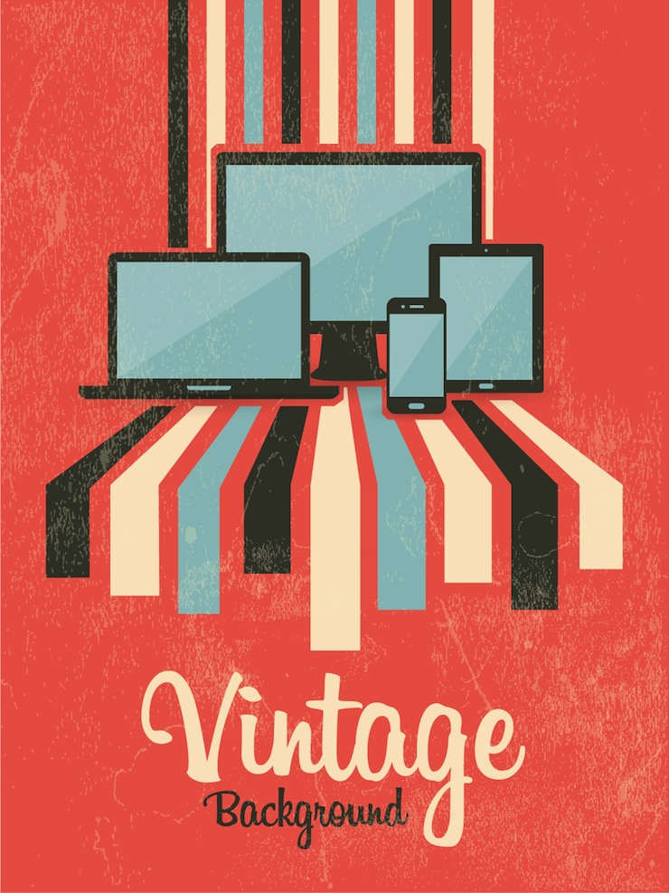 Vetor grátis fundo do vintage
