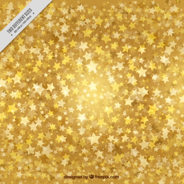 Vetor grátis fundo dourado estrelado