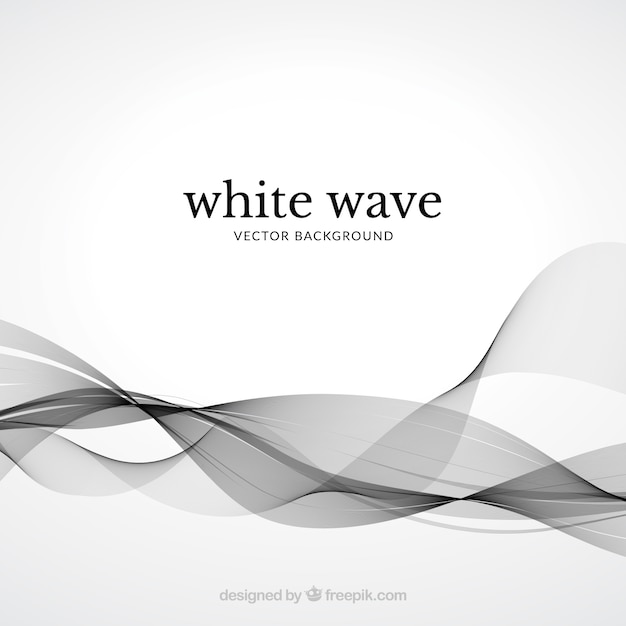 Vetor grátis fundo elegante com ondas abstratas
