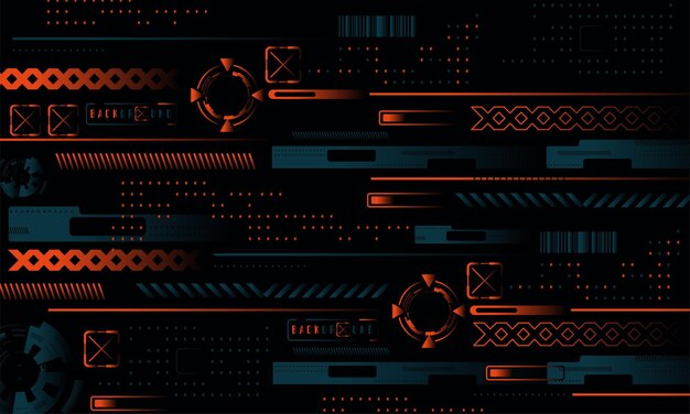 Fundo elegante de forma abstrata cyberpunk