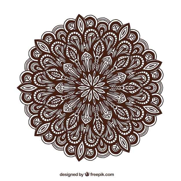 Vetor grátis fundo elegante mandala