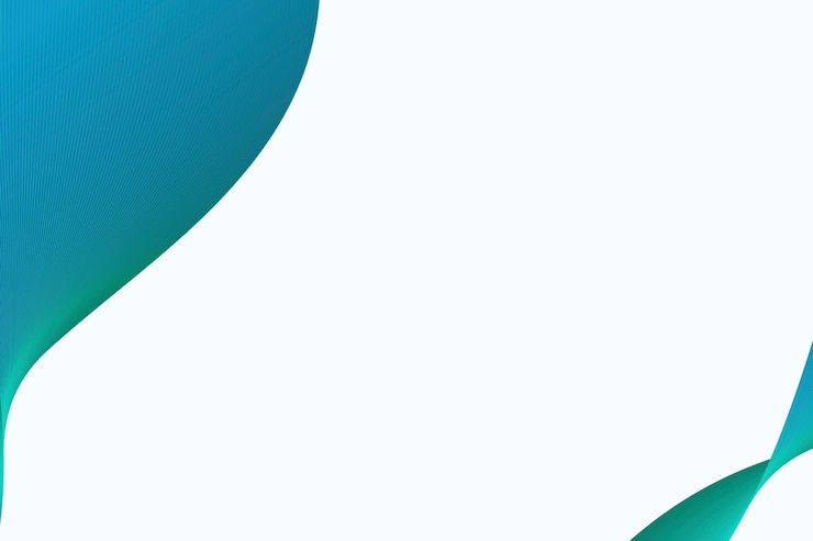 Vetor grátis fundo em branco azul simples para negócios
