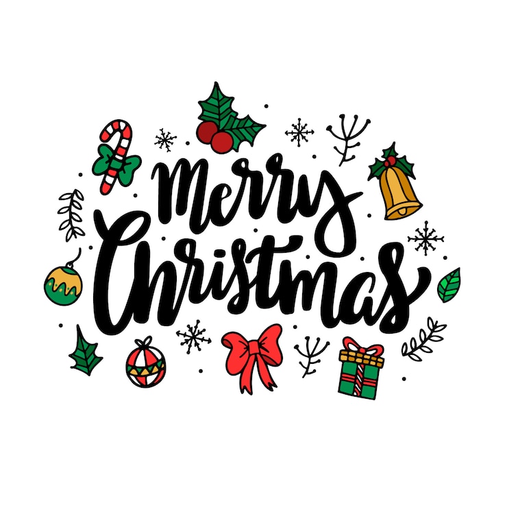 Vetor grátis fundo engraçado natal