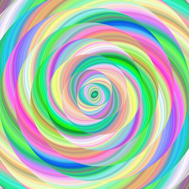 Fundo espiral multicolorido