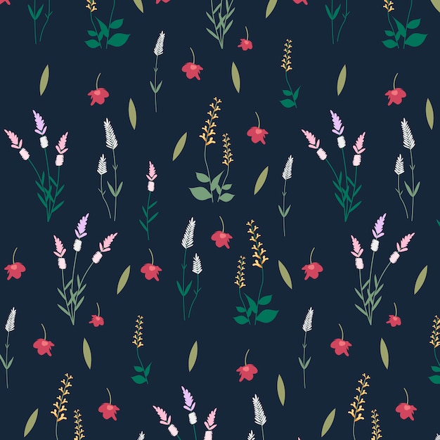 Fundo estampado floral