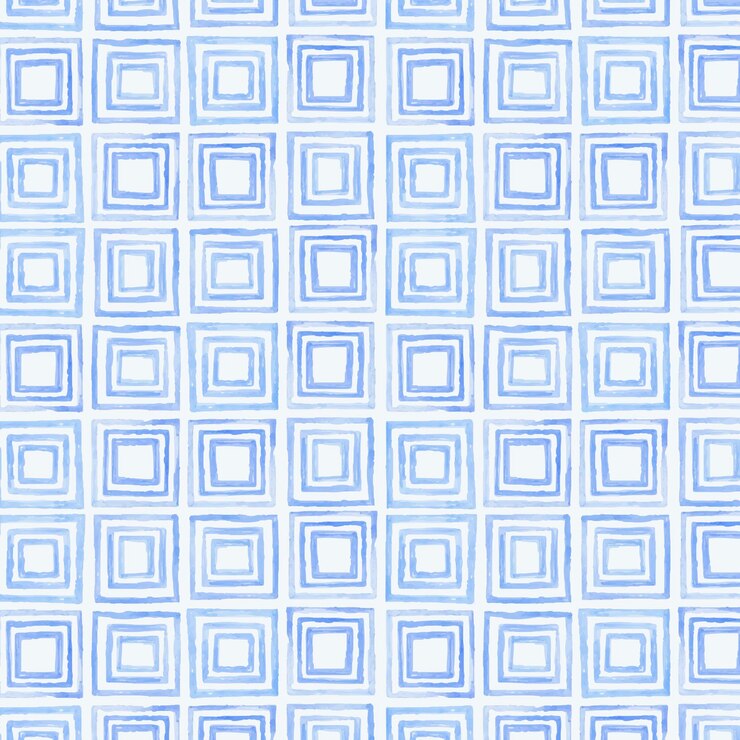 Vetor grátis fundo estampado geométrico sem costura aquarela azul índigo