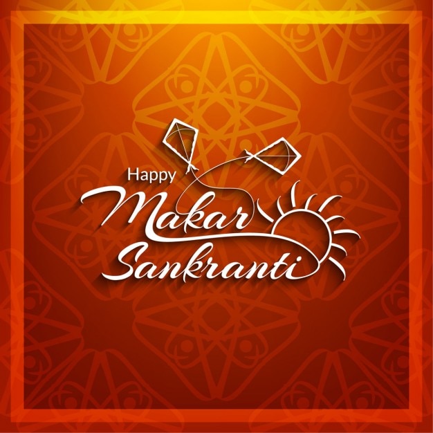 Fundo feliz de makar sankranti