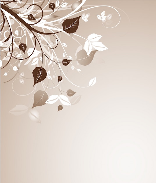 Fundo floral decorativo