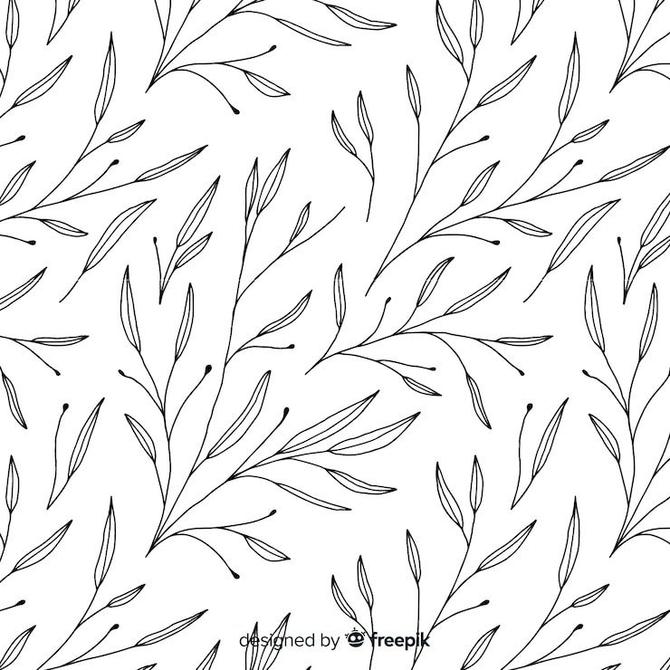 Vetor grátis fundo floral desenhado à mão
