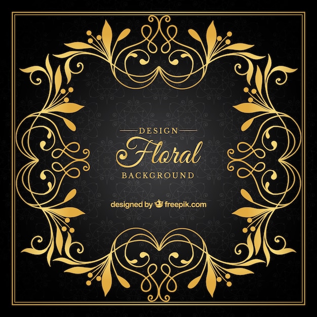 Fundo floral elegante