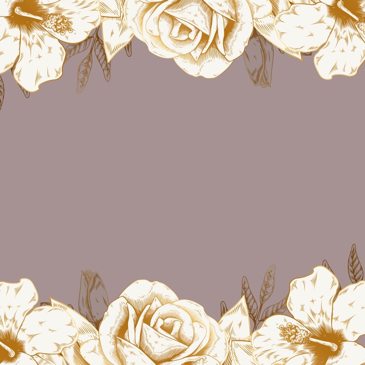 Vetor grátis fundo floral vintage