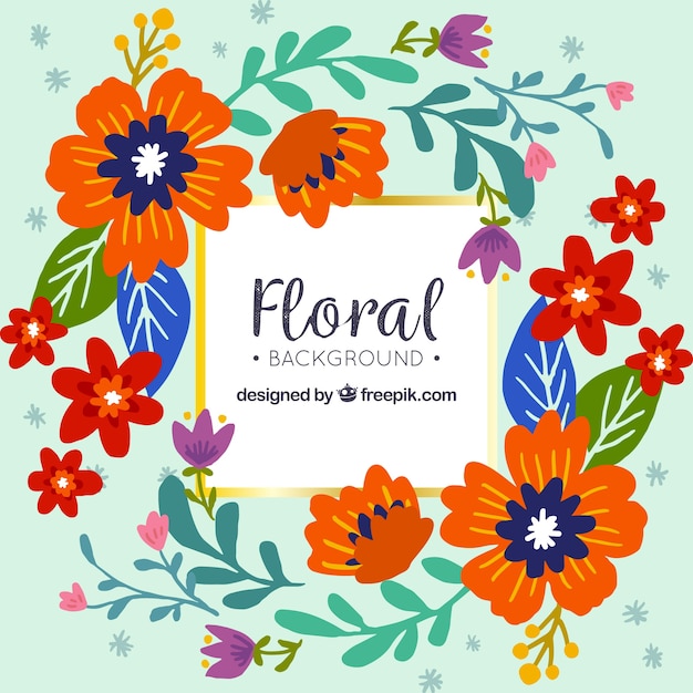 Fundo floral