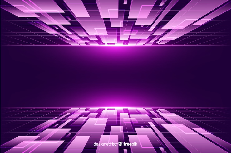 Vetor grátis fundo futurista do horizonte