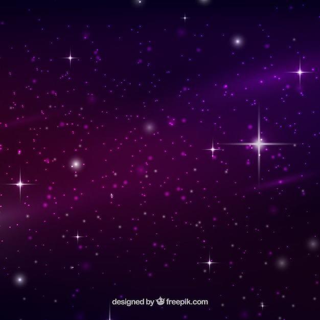 Fundo Galaxy com estrelas brilhantes