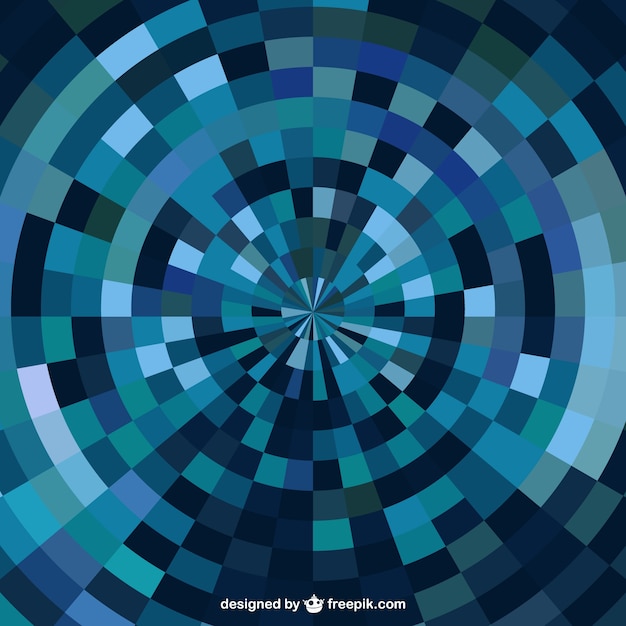 Fundo geométrico abstrato azul
