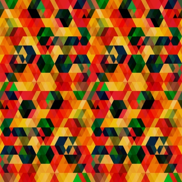 Fundo geométrico abstrato com hexágonos que se sobrepõem