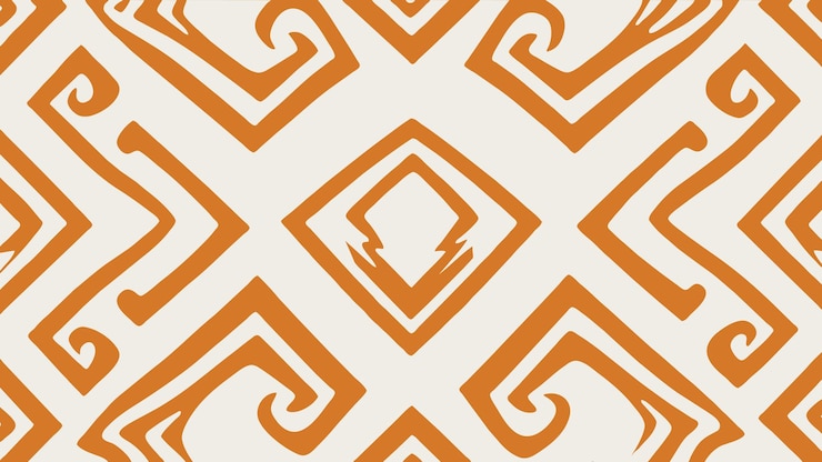 Vetor grátis fundo geométrico abstrato laranja