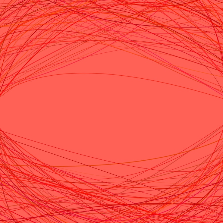Vetor grátis fundo geométrico abstrato vermelho com listras arqueadas - design vetorial