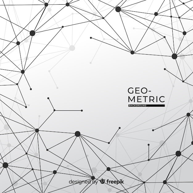 Fundo geométrico wireframe