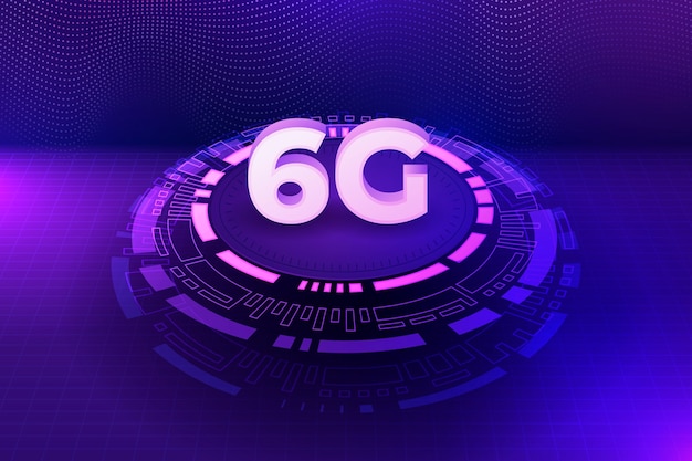 Vetor grátis fundo gradiente 6g