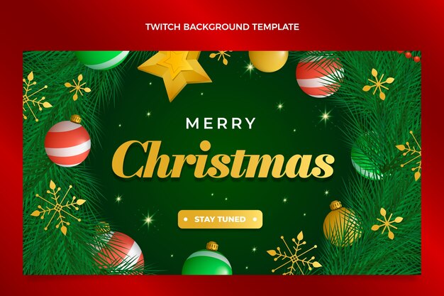 Fundo gradiente de Natal