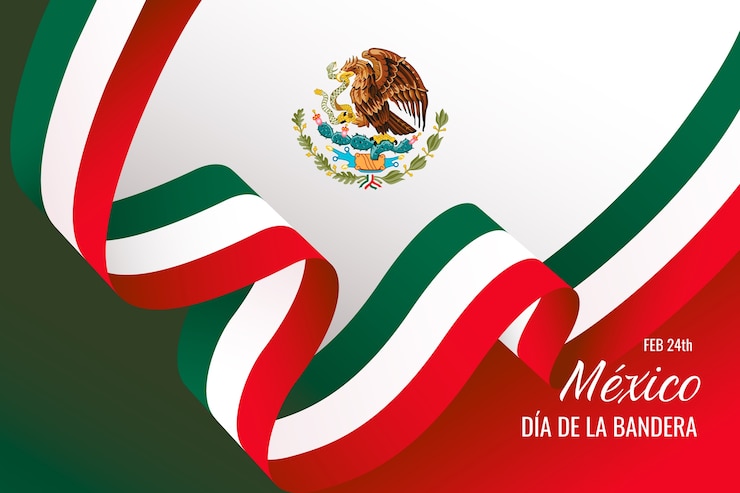 Vetor grátis fundo gradiente dia de la bandera