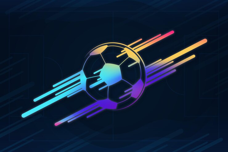 Vetor grátis fundo gradiente do campo de futebol