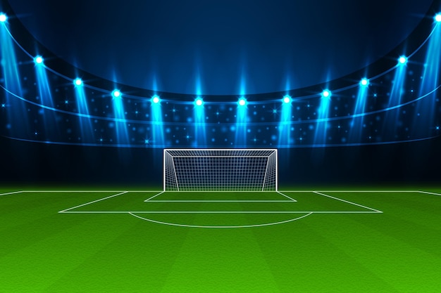 Bela Vista De Uma Celebração Em Um Estádio De Futebol. Ilustração Vetorial  Royalty Free SVG, Cliparts, Vetores, e Ilustrações Stock. Image 43003803