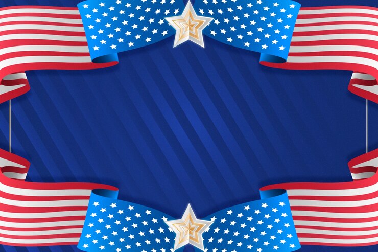 Vetor grátis fundo gradiente do dia da bandeira americana