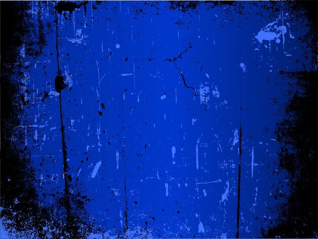 Fundo grunge detalhado em tons de azul