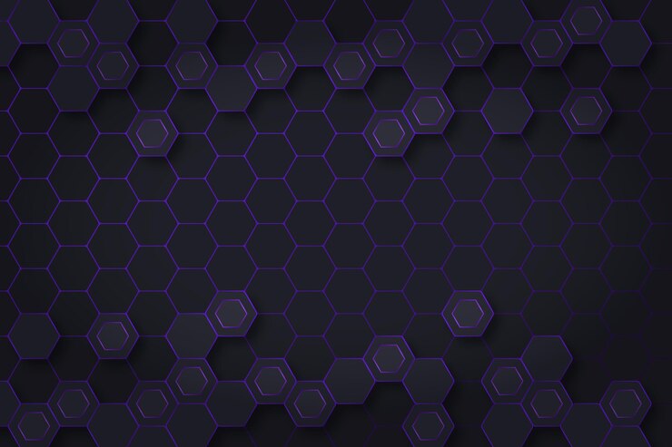 Vetor grátis fundo hexagonal gradiente