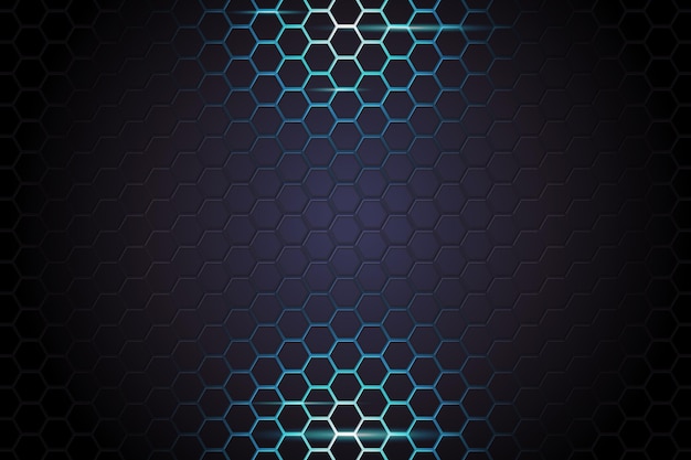 Fundo hexagonal gradiente