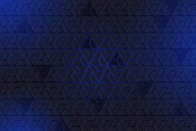 Fundo hexagonal realista