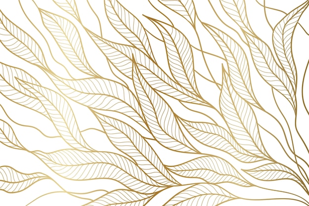 Fundo linear dourado gradiente