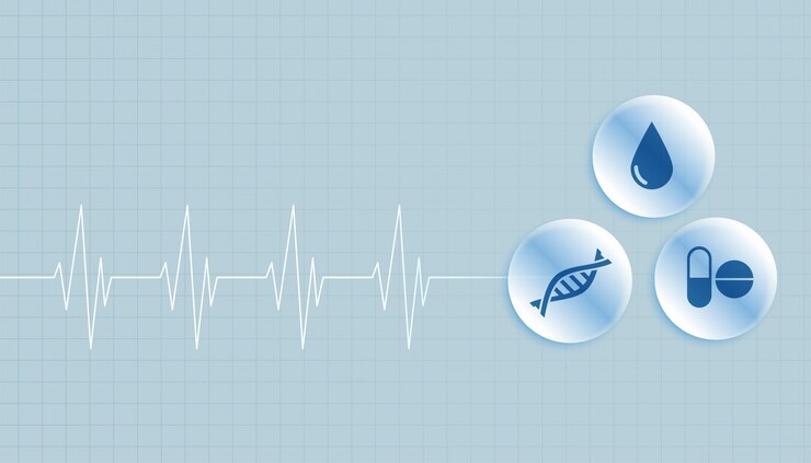 Vetor grátis fundo médico e de saúde com espaço de texto