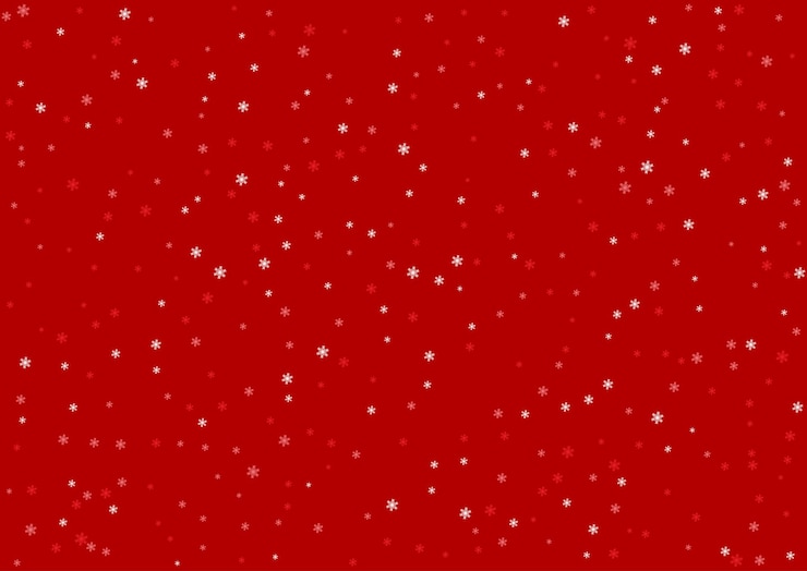 Vetor grátis fundo minimalista de natal com desenho de floco de neve