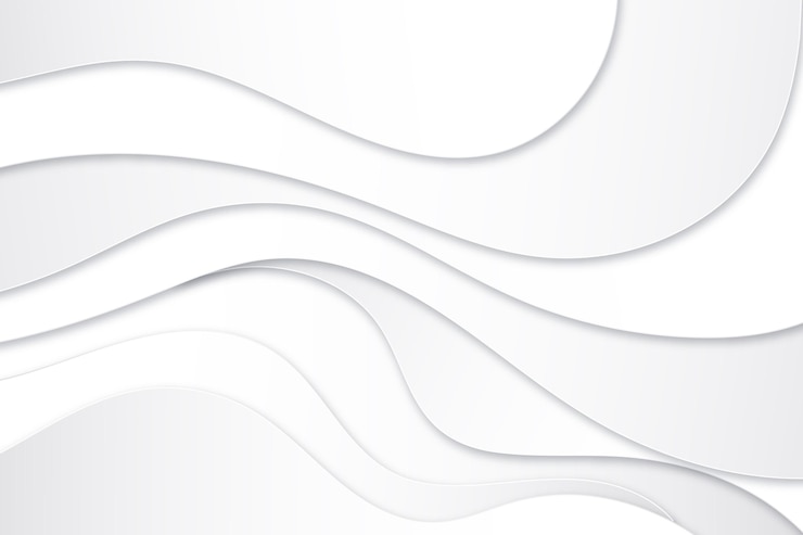 Vetor grátis fundo monocromático branco de estilo papel