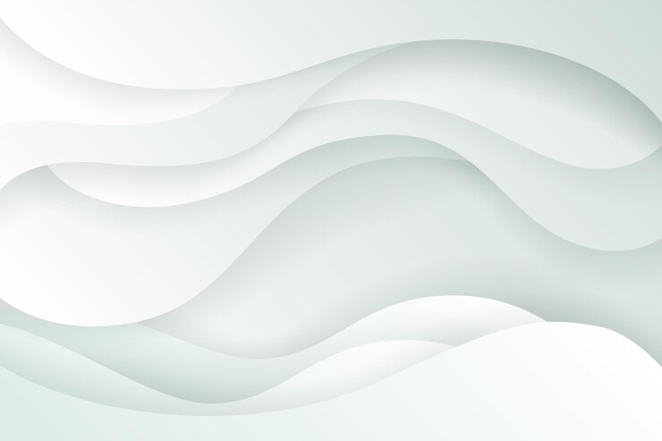 Vetor grátis fundo monocromático branco de estilo papel
