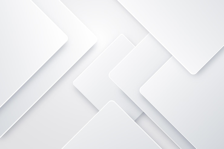 Vetor grátis fundo monocromático branco estilo papel