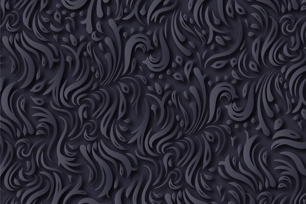 Fundo ornamental floral abstrato