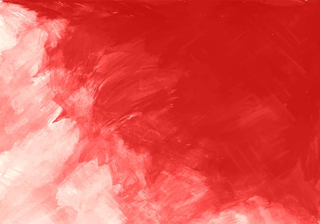 Fundo pastel aquarela vermelho abstrato