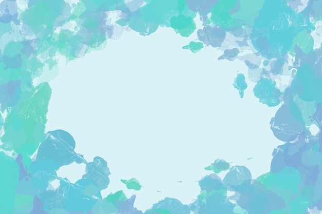 Fundo pintado de azul e verde