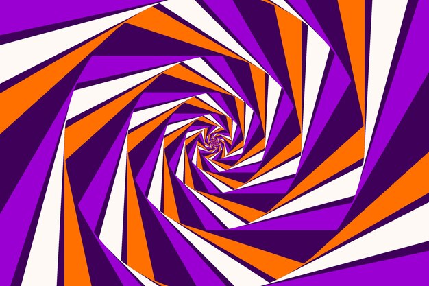 Fundo plano de ilusão de ótica