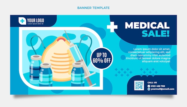 Fundo plano de venda médica