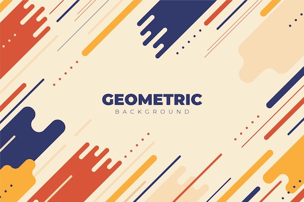 Fundo plano geométrico